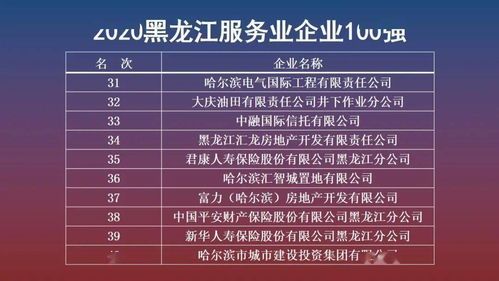 倍丰集团再创辉煌 荣登黑龙江百强企业第21位，服务业百强第11位，租赁服务领跑区域